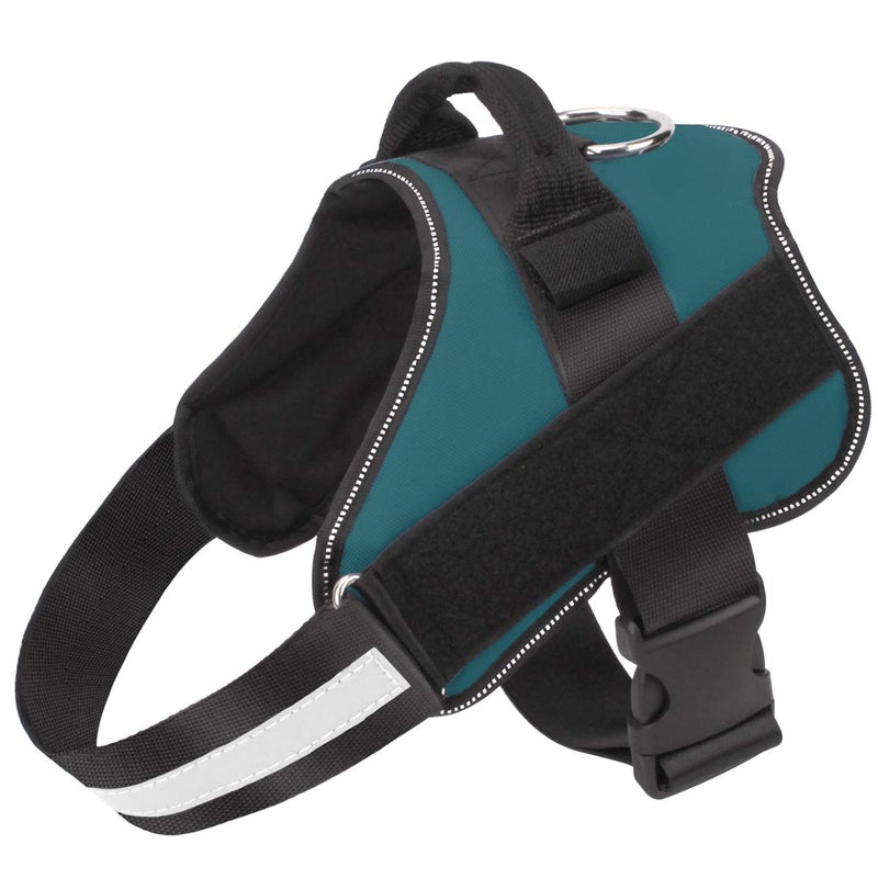 Bolux Dog Harness, No-Pull Reflective Dog Vest, Breathable Adjustable Pet Harness with Handle for Outdoor Walking - No More Pulling, Tugging or Choking (Turquoise, M) - Image 1